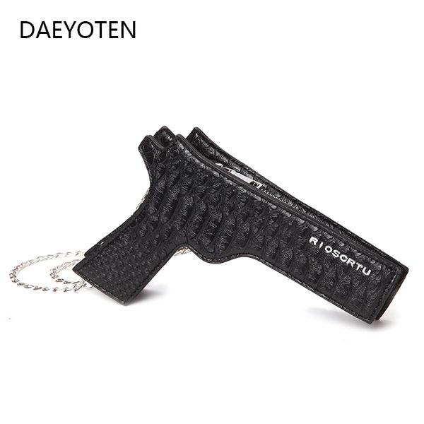

daeyoten designer pistol women bag small moto & biker female shoulder bag messenger party gun ladies hand bags evening zm0052