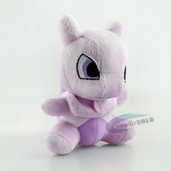 

gs good new 6" 15cm mewtwo plush doll anime collectible kid's stuffed dolls party gifts soft toys