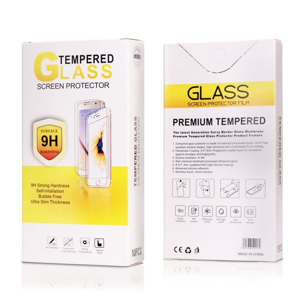 

cell phone screen protectors for iphone 13 pro max 12 11 xr 7 8 plus sam a22 a32 a72 a52 tempered glass film anti-shattercase with retail pa