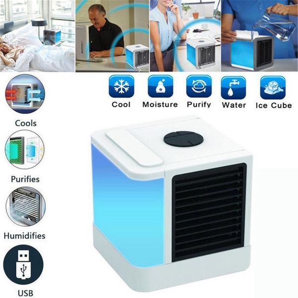 

mini car air cooler refrigeration humidification air purification usb fan conditioning cooler