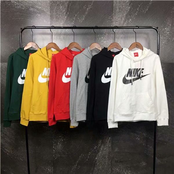 

mens brand designer logo embroidered hoodies hip hop sweatshirt casual male hooded pullover winter jumper, Black