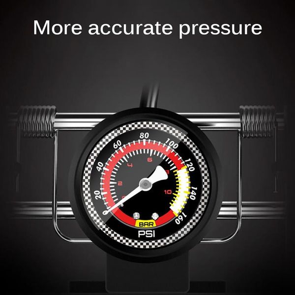 

single double air pump precision high pressure pedal inflator portable foot air ball bicycle motorcycle car pumping balls