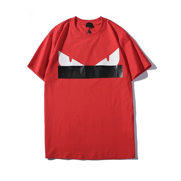 

дизайнер топ fends tshirt tide brand хлопок удобные свободные досуг роскошные дикие футболки высокое качество частный заказ с коротким рукав, White;black