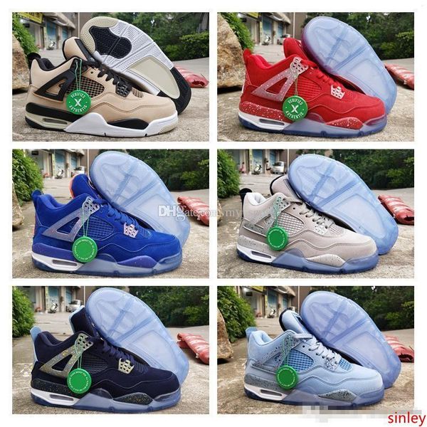 

2019 new 4 iv 4s mushroom mens basketball shoes fiba bred cool grey pe florida gators designer sport sneakers us7-13