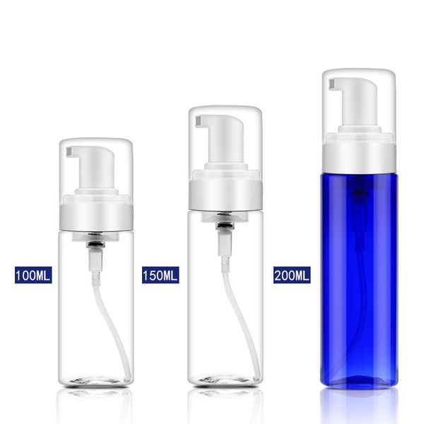 

100ml/150ml/200ml foam bottle foaming refillable bottles foaming pump soap mouss liquid dispenser pump container cap f2126