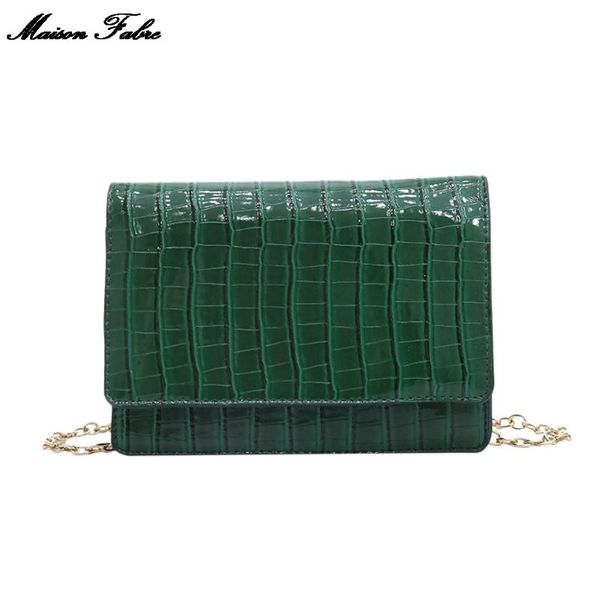

maison fabre women's fashion pattern shoulder messenger bag simple chain small square bag shoulder mobile phone