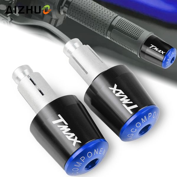 

motorcycle hand bar end handle grips end hand cap 7/8"22mm for yamaha tmax530 tmax500 t max t-max 530 500 2008-2017 2016