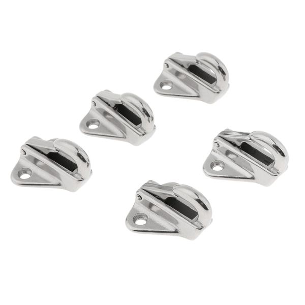 

5-pack 316 stainless boat ship j hook polished carabiner for coat marine sailing kayak