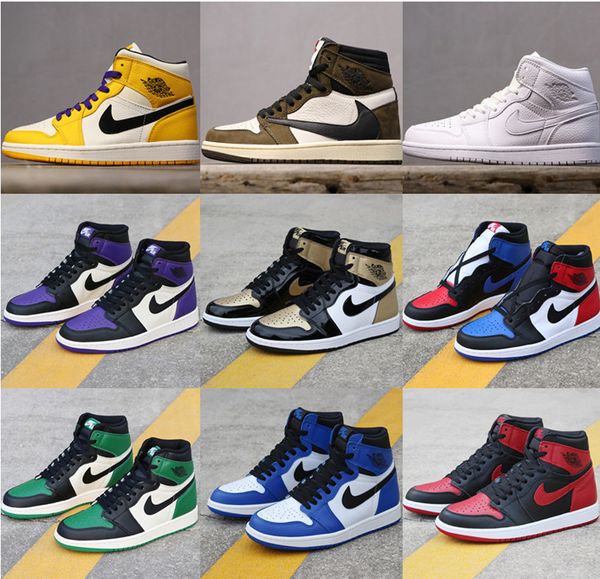 

aj1 air jordan 1 basketball shoes phantom unc all those awards luxury lakers court purple 3 gold chicago black sport sneakers
