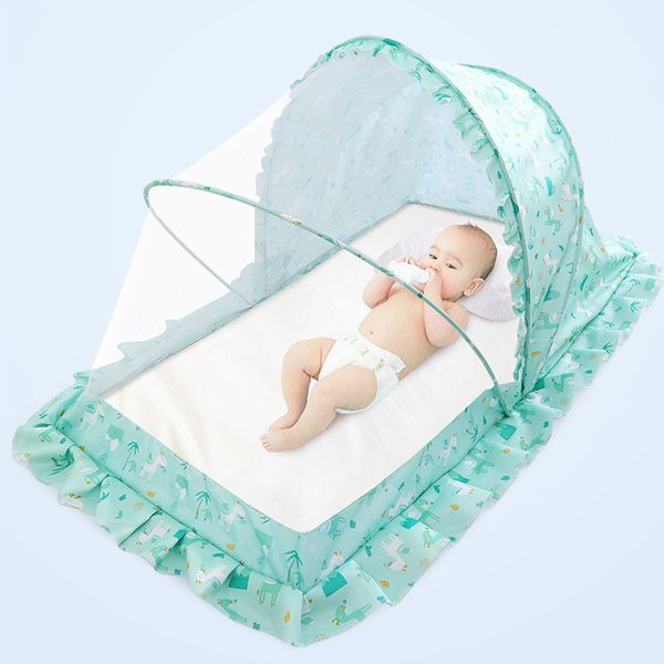 

foldable home portable sleep non toxic installation silent care insect repellent outdoor baby crib netting durable