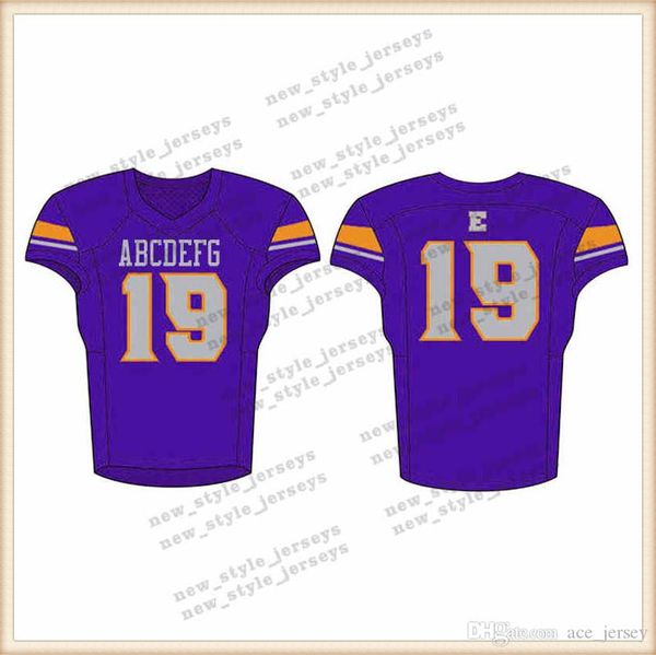 

129Men 2019 Youth Football Jerseys Army Green Wine Red Embroidery Logos Stitched Custom Any name Any number Jerseys