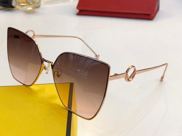 

new luxury designer womens fashion sunglasses 0323 cat eye sunglasses simple generous elling style uv400 protection eyewear, White;black