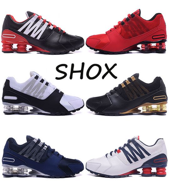 

classic shox shoes white black red avenue 802 803 women mens casual shoes fashion walking mens designer sneakers size 40-46