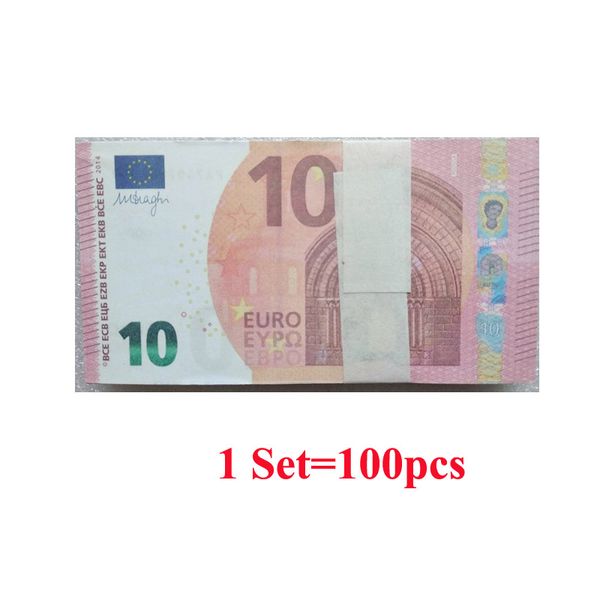 

Fake paper play money toy 10 euro funny joke toy gift for kid movie film prop tudio acce orie 20 50 100 euro