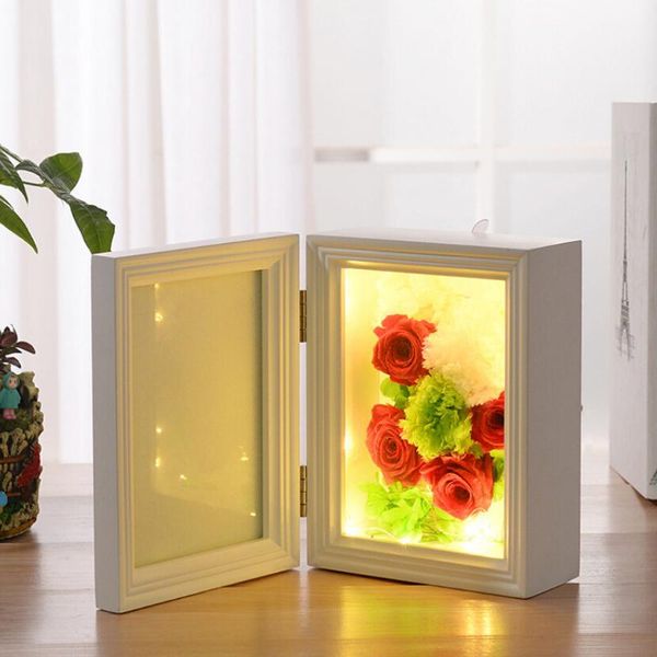 

массивные 7-дюймовый светодиодный вечный цветок кадр diy с цветком box бытовых аксессуары 2020 новоприбывшие лучшим продавая оптовым