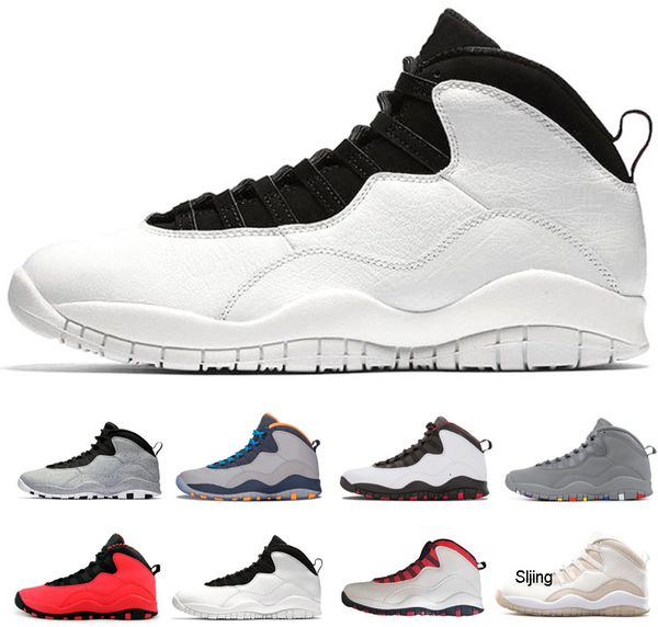 

10 10s cement men basketball shoes i'm back westbrook class of 2006 white black cool steel grey powder blue sports shoes sneakers
