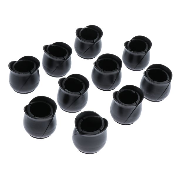 

10pcs unique silicone caps felt pads furniture cups for round chair leg table feet,silder glide wood floor protector