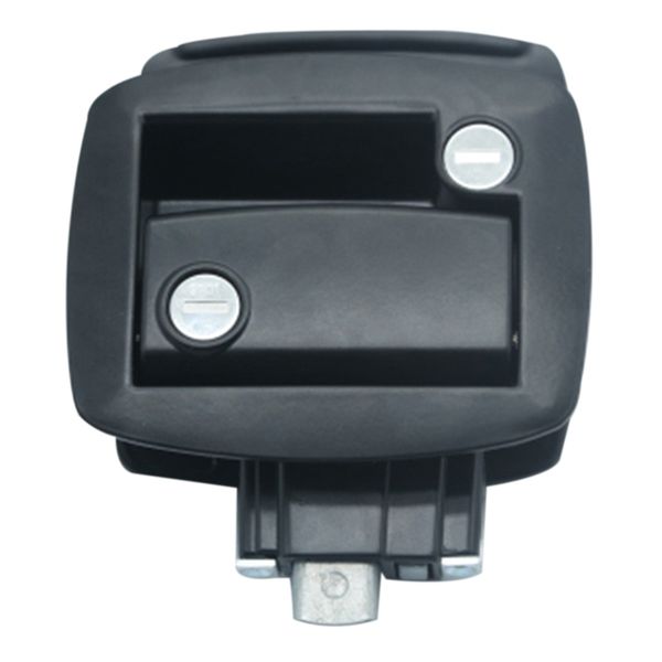 

new black rv paddle entry door lock latch handle deadbolt camper trailer