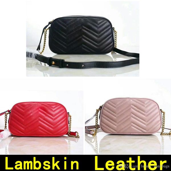 

camera bag lambskin luxury handbags designer handbags famous brand handbag original genuine leather shoulder bags come with box