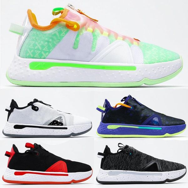

mens women basketball shoes paul george pg 4 pg 4 nasa ep gatorade white all star pg4 design outdoor sports sneakers chaussures 40-46