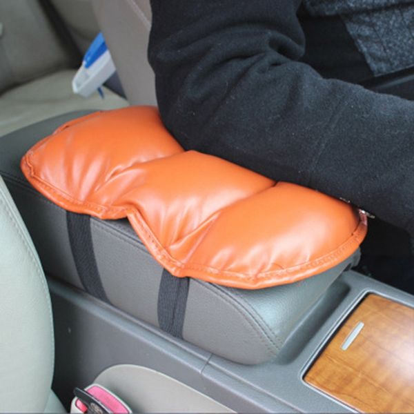 

universal car interior hand cushion cover pu soft leather auto central armrest box cover auto car accessories high quality