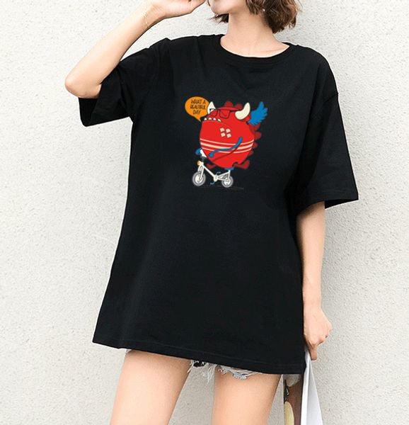 

womens t-shirt summer fashion short sleeve 2020 new arrival shirts designer casual print luxury women t shirt s/s t001a017 black white ~2xl