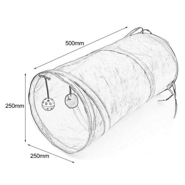 

foldable pet dogs cats tunnel toys indoor outdoor home polyester folding training tunnel pet accessories pet supplies