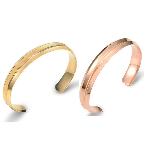 

shine polishing 316l stainless steel fashion hair bracelet cuff bangle couple bracelet never fade gift for girls, Black