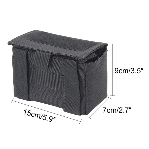 

15 round sun shell holder bullet ammo cartridge pouch outdoor shooting airsoft hunting tactical, Black;gray
