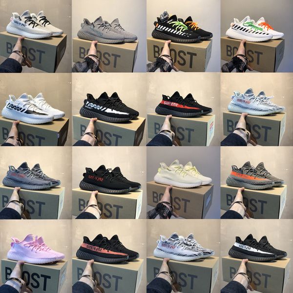 

[С коробкой]kanye west 2020 yeezy yeezys 350 boots v2 zebra white yecheil Earth men yezzy shoes mens women stock x кроссовки