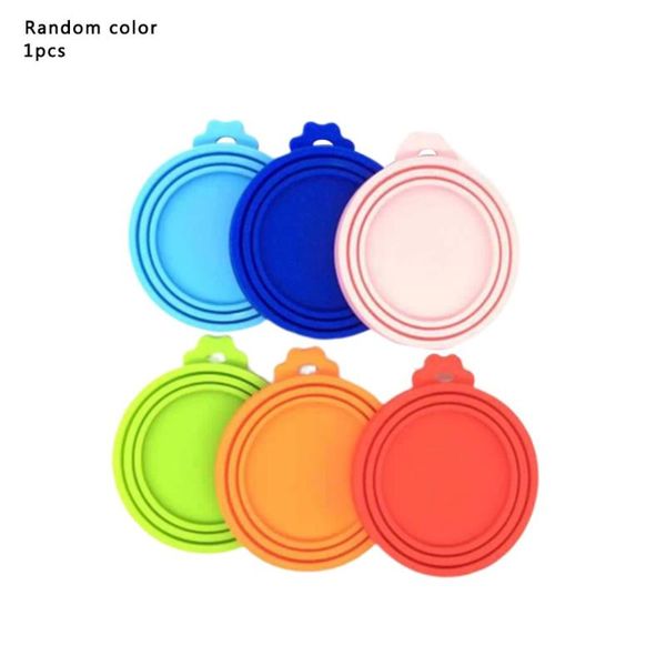 

silicone fresh-keeping cover multi-function pet silicone canned lid cat dog seal cover fresh three-in-one