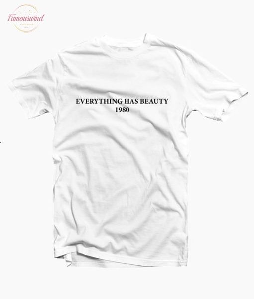 

все есть красота 1980 письмо тенниска 1 женщина смешной graphic tee повседневные белый tops эстетической tumblr grunge слоганы топы футболка, White