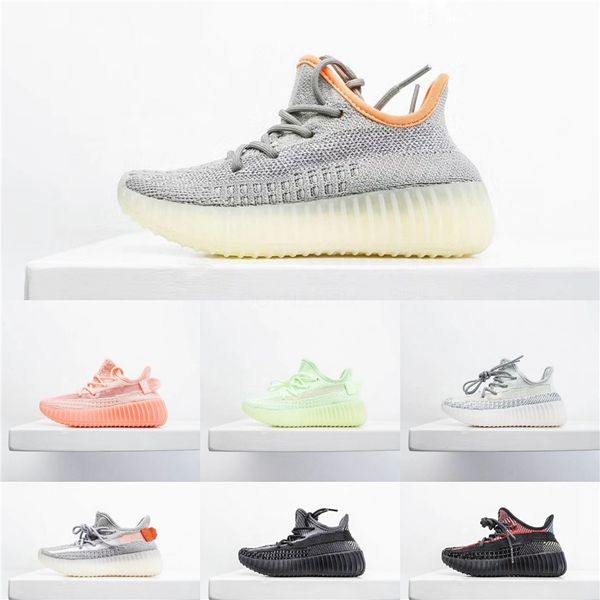 

дизайнерская марка детская обувь детские малыш run kanye west идущие тренеры butter semi зебра v2 дети мальчик девочка beluga s 2.0 тапки #