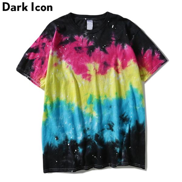 

dark icon colortone tie dye crew neck hipster men's t-shirt c 2019 summer casual tshirt men tee shirts man clothing