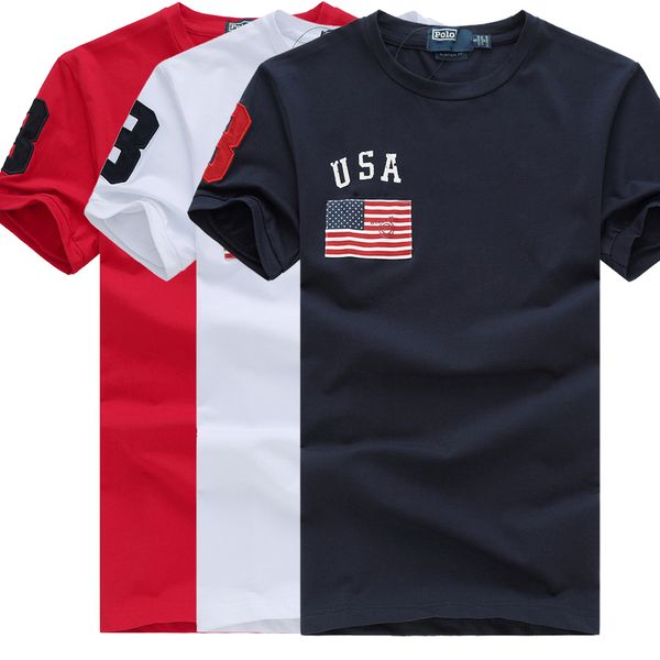 

Embroidery Embroidery Horse Emblem Luxury Design Designer Male Summer Turn-Down Collar Short Sleeves Polo Shirt Men Top Plus Size A1979