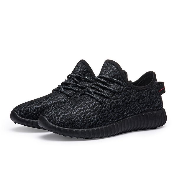 

fashion men shoes casual weaving fly mesh breathable light soft black slipon mens shoe male trainers sneakers human race nanx4 t200108