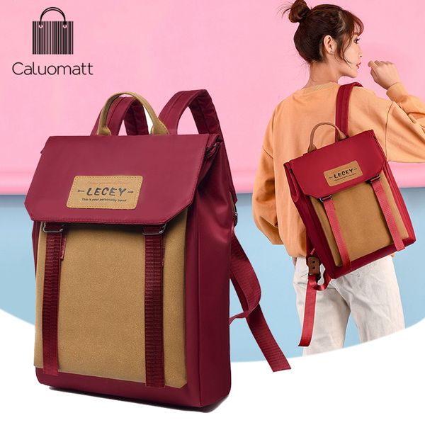 

caluoma2020 new japanese style fashion oxford cloth women's luxury backpack women laprucksack back pack travel bag female