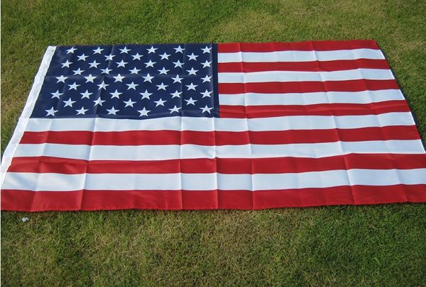 

Candiway USA Flags United States Polyester standard Flag Stars and Stripes American flags UV Fade Resistant banner