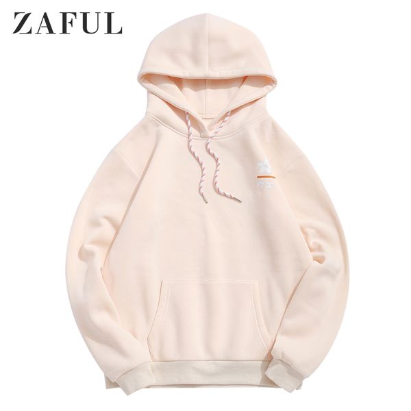 

zaful men autumn flower bottle japanese letter print drawstring hoodie solid color long sleeve casual sweatshirts, Black