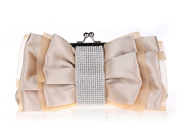 

evening bags women bow flower bag chain shoulder for ladies diamond bolsa handbag party wedding dress makeup