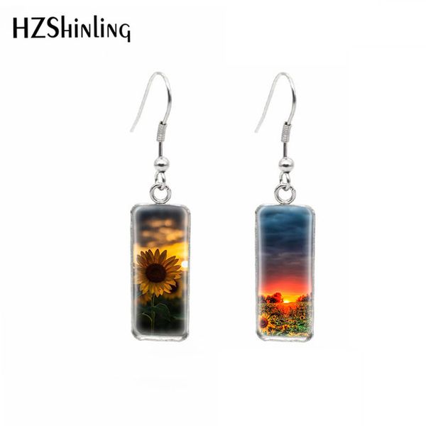 

2019 stainless steel square fish hook earring earrings square earrings art earrings famous paintings petite fashion accessory, Silver