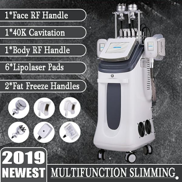 

professional dual handles cryolipolysis e fat lipolaser cavitation rf fat ing cryo shape cool body sculpting body slimming machine
