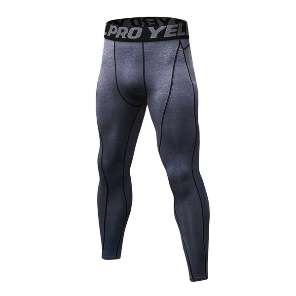 

wholesale-mens compression pants leggings bodybuilding compression pants fitness tights mens sport trousers men running leggings baselayer, Black;blue