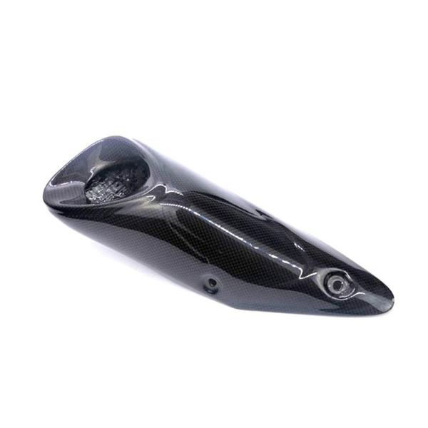 

motorcycle carbon fiber exhaust system muffler escape heat shield guard cover for mt09 mt 09 mt-09 fz-09 2014-2016