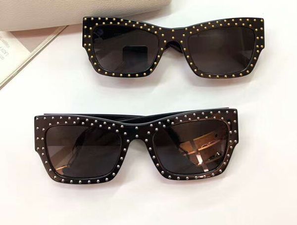 

ve4358 gold studs sunglasses black grey shaded 4358 sun glasses brand designer sunglasses eyewear shades new with box, White;black