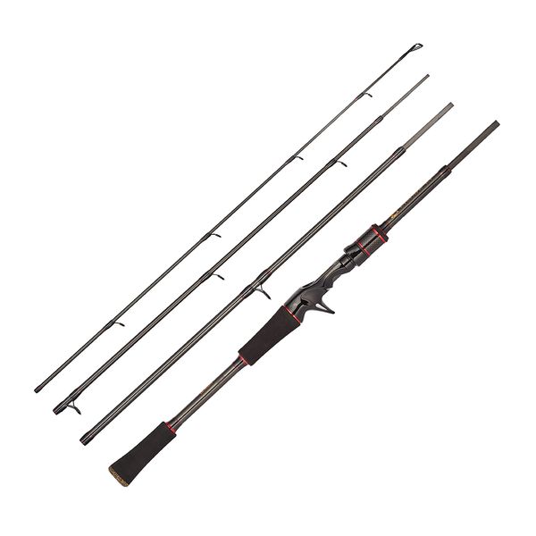 

noeby leisure k4 fishing rod carbon material 4 pieces 1.98m 2.13m 7-28g lure weight for freshwater fishing