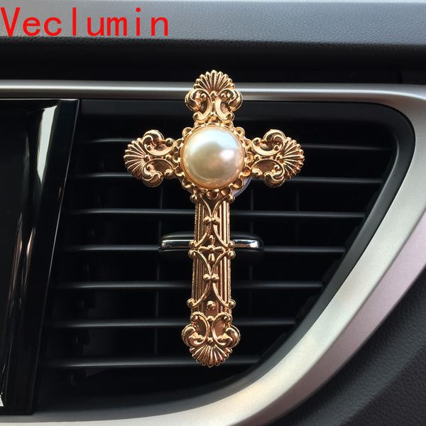 

air freshener for car perfume clip flavoring in auto interior decor car aroma diffuser jesus christian accessory cross smell