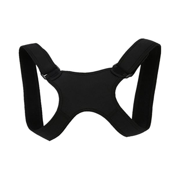 

adjustable black posture correction belt anti-humpback relief back pain corrector back support clavicle breathable correction be, Black;blue
