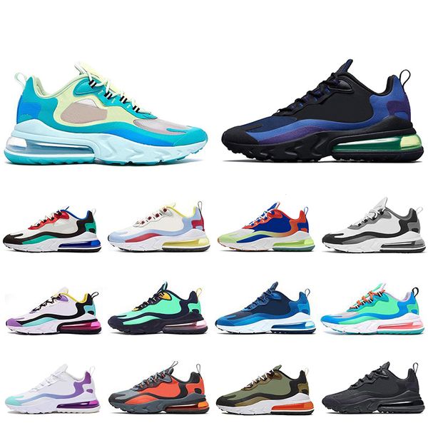 

new classic react men running shoes bauhaus hyper jade deep royal blue optical black fashion mens trainer breathable sports sneakers