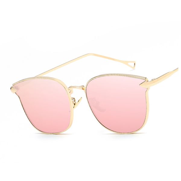 

new cat eye metal frame cat eye sunglasses retro square sun glasses for women arrowheads design unique spectacle uv400, White;black